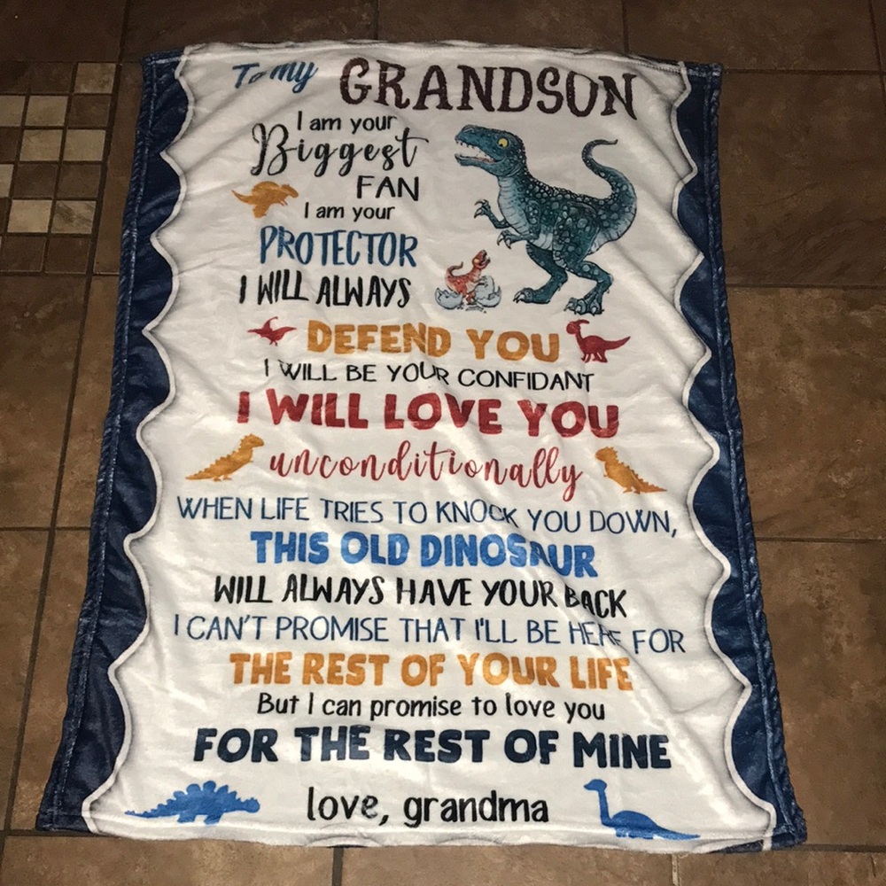 NIP Grandson Throw from Grandma